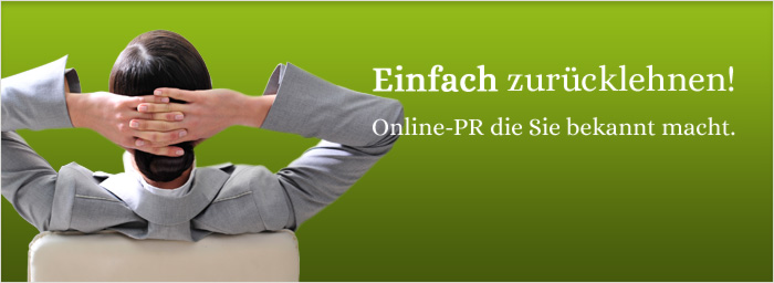 Online-PR und Online-Relations auf Ihrer Webseite, Presseportalen, Webverzeichnissen und Social Media Plattformen 